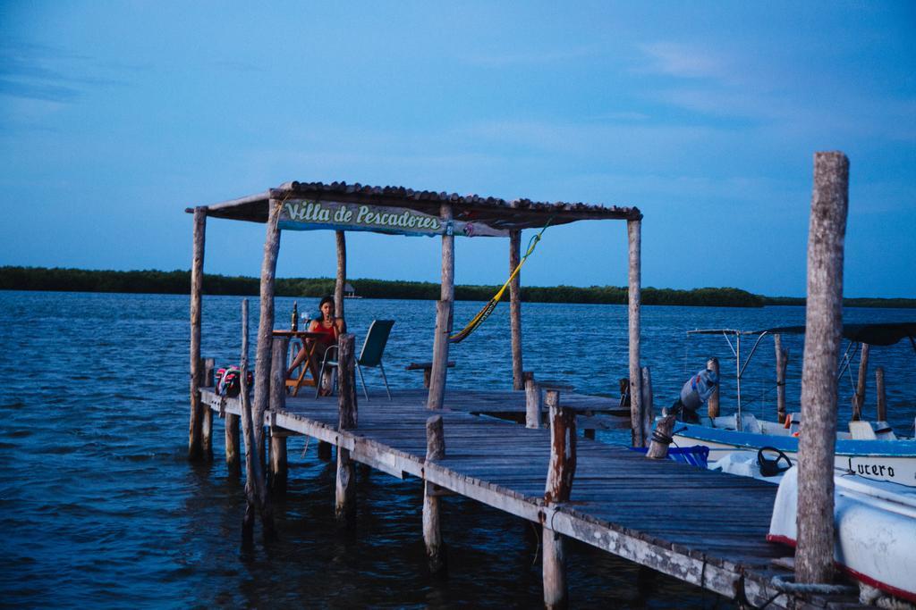 Hotel Villa De Pescadores Río Lagartos Kültér fotó