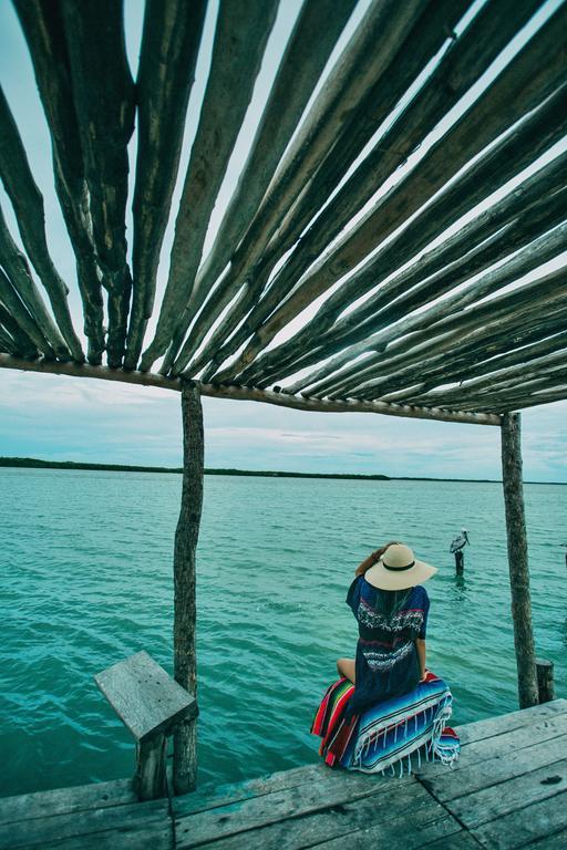 Hotel Villa De Pescadores Río Lagartos Kültér fotó