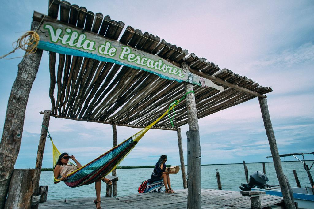 Hotel Villa De Pescadores Río Lagartos Kültér fotó