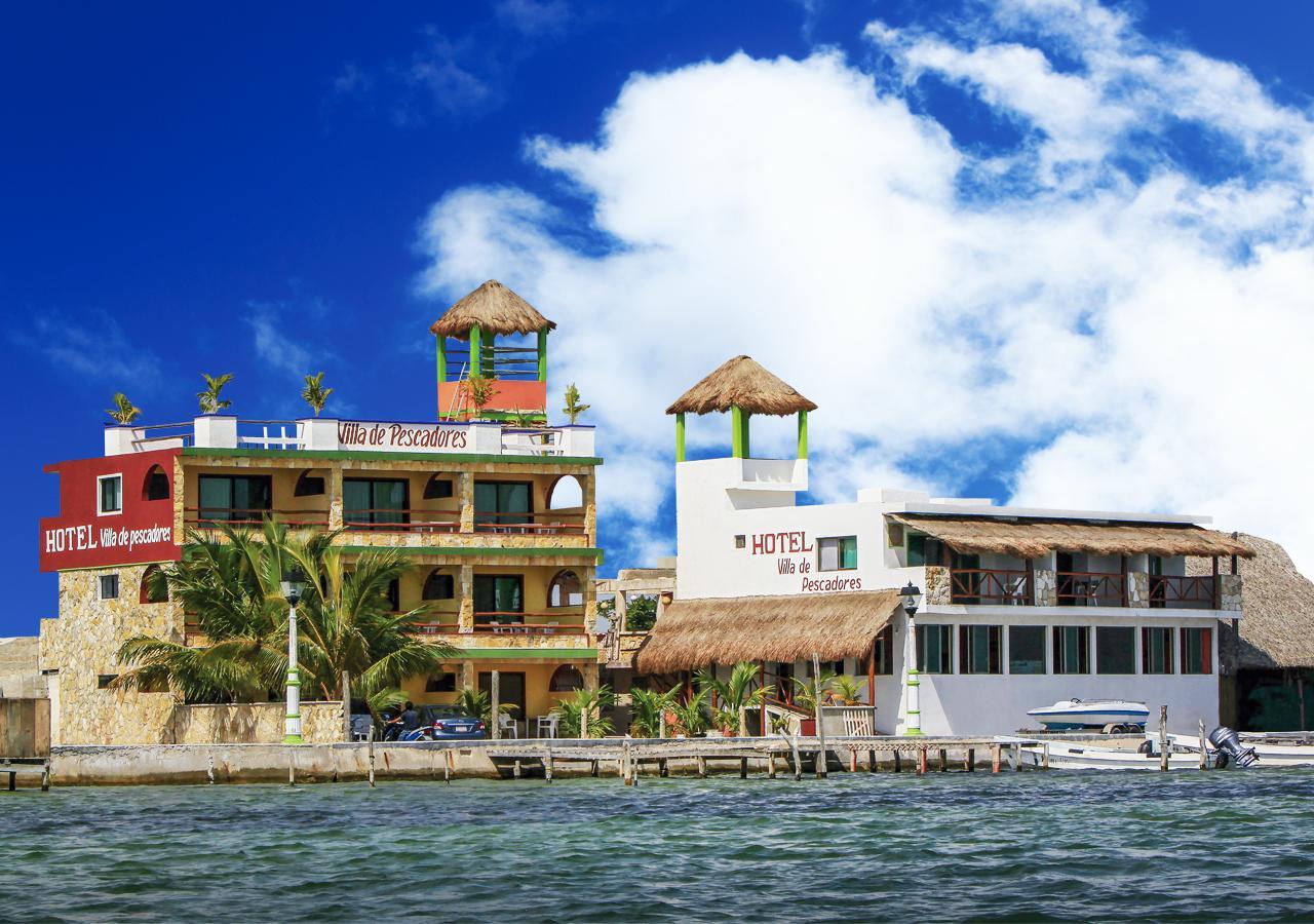 Hotel Villa De Pescadores Río Lagartos Kültér fotó